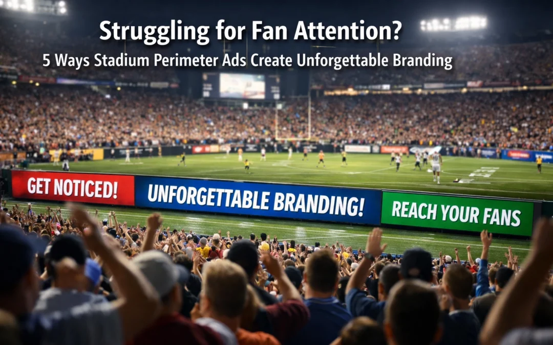 Struggling for Fan Attention? 5 Ways Stadium Perimeter Ads Create Unforgettable Branding