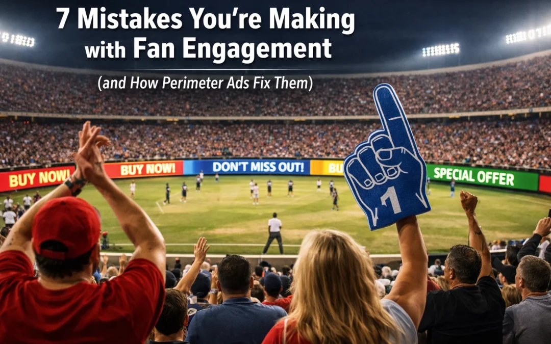 7 Mistakes You’re Making with Fan Engagement (and How Perimeter Ads Fix Them)