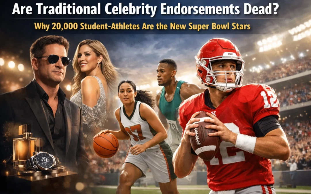 Are Traditional Celebrity Endorsements Dead? Why 20,000 Student-Athletes Are the New Super Bowl Stars