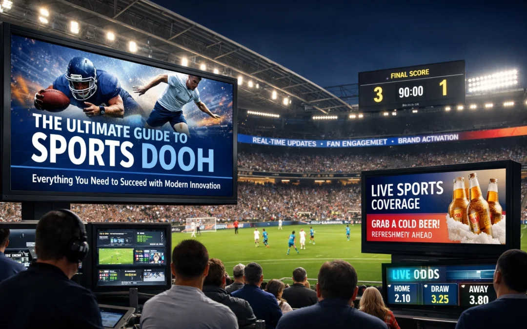 The Ultimate Guide to Sports DOOH: Everything You Need to Succeed with Modern Innovation