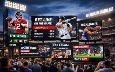 Looking For the Latest in Sports DOOH? Here Are 10 Trends You Should Know