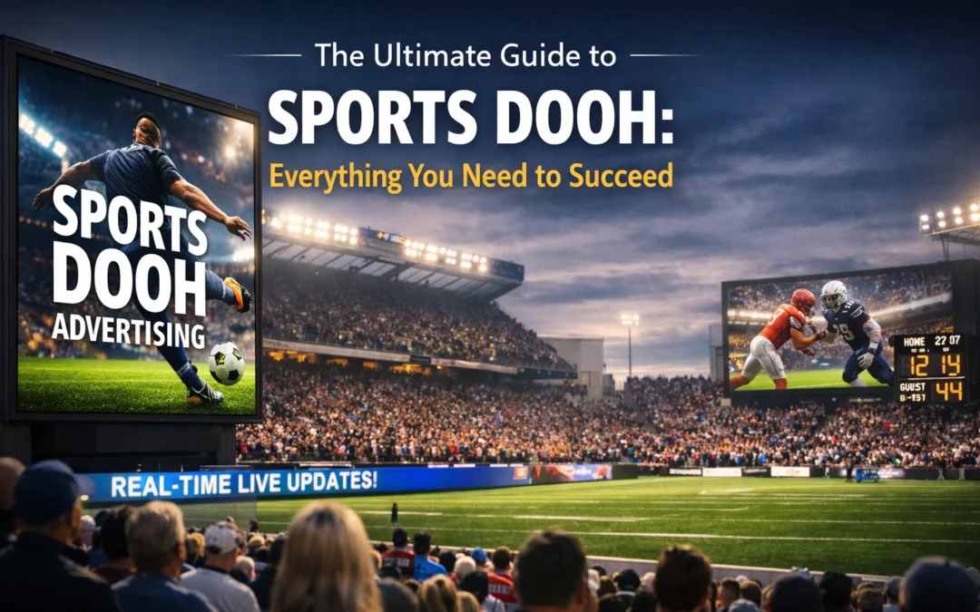 The Ultimate Guide to Sports DOOH: Everything You Need to Succeed