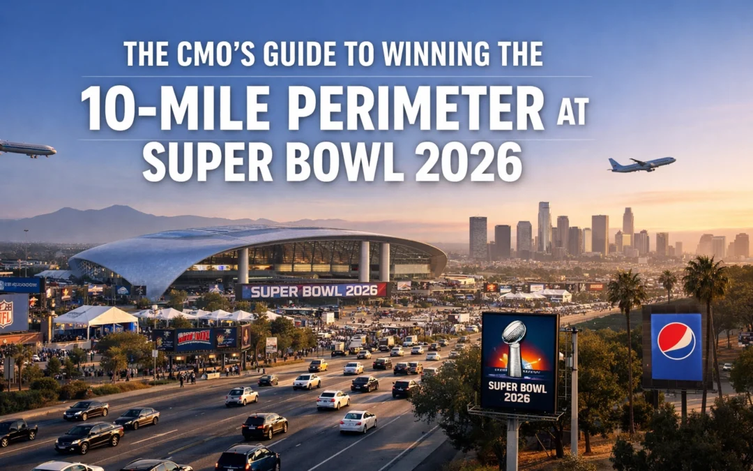 The CMO’s Guide to Winning the 10-Mile Perimeter at Super Bowl 2026