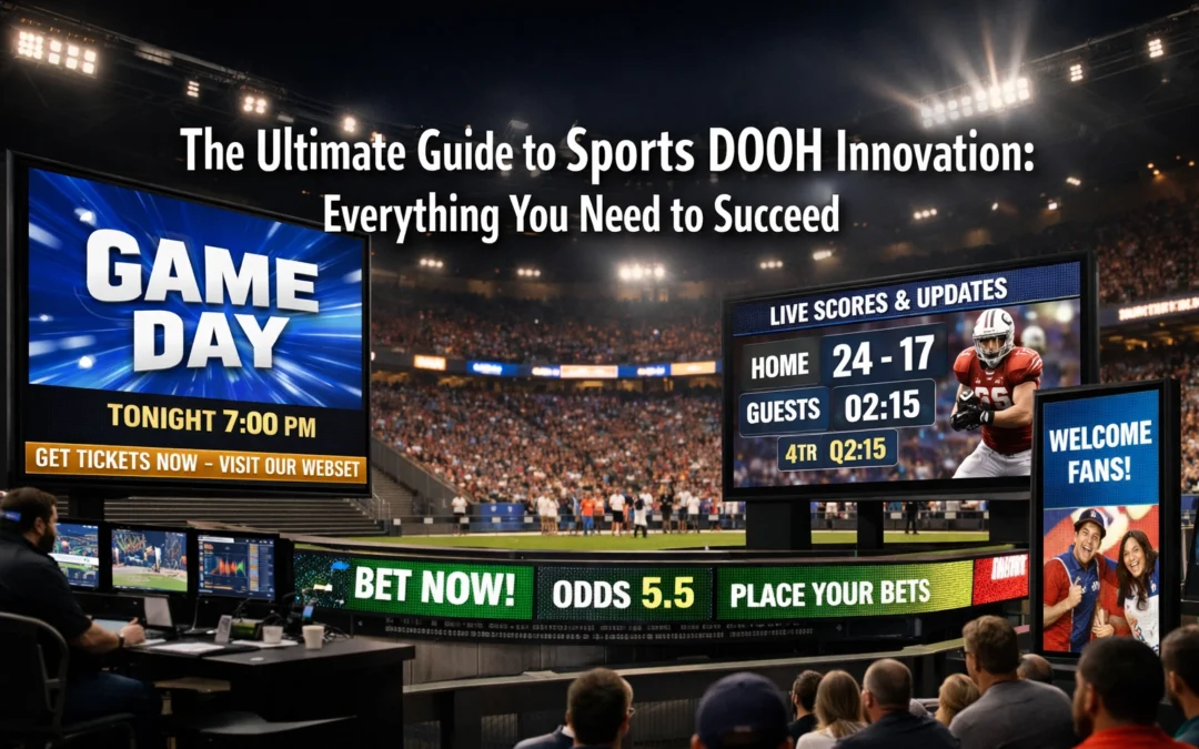The Ultimate Guide to Sports DOOH Innovation: Everything You Need to Succeed