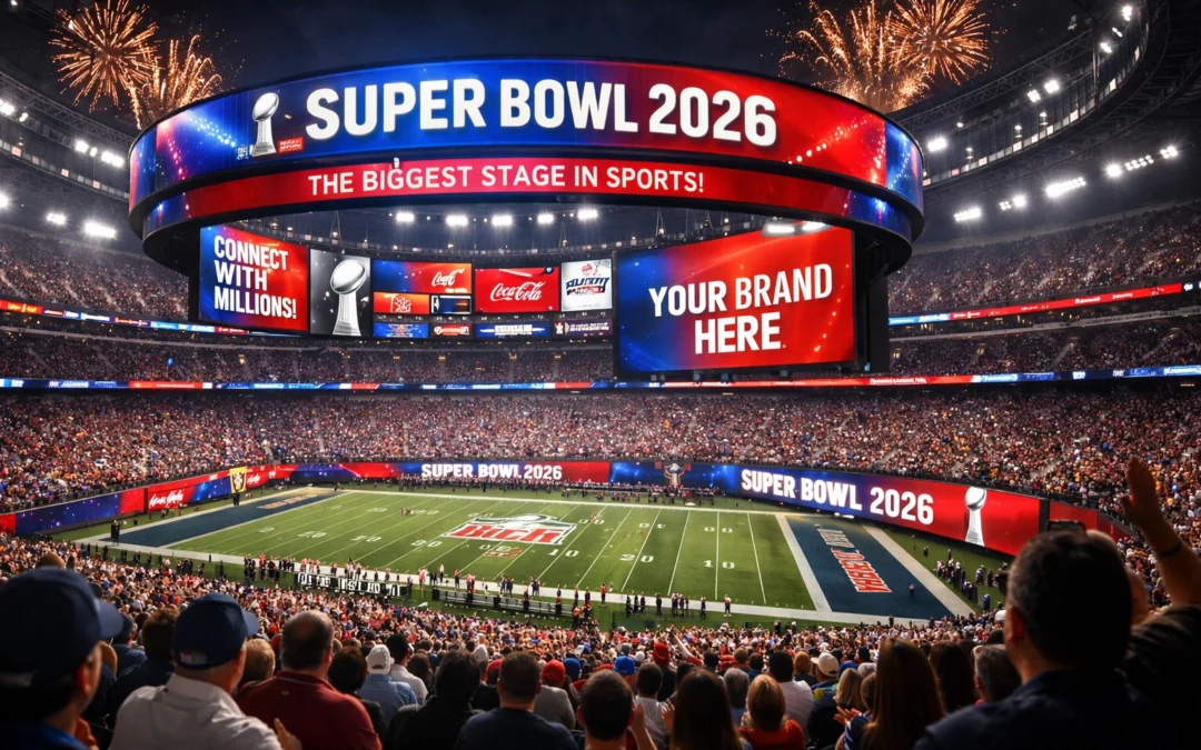 Why Everyone Is Talking About Venue-Wide Advertising for Super Bowl 2026 (And You Should Too)