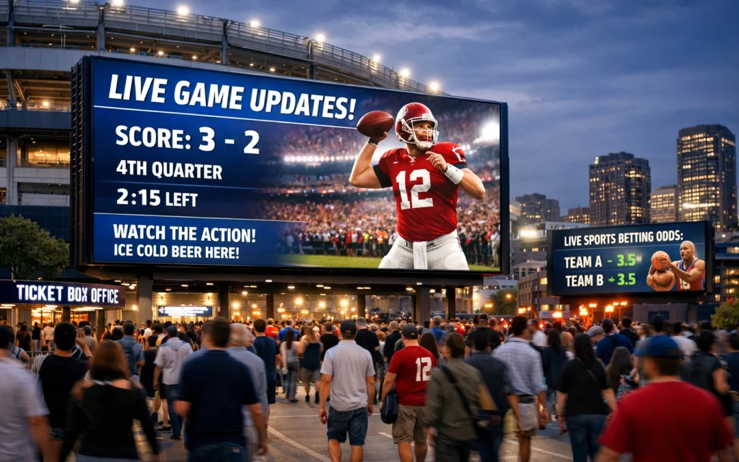Why Real-Time DOOH Innovation Will Change the Way You Reach Sports Fans