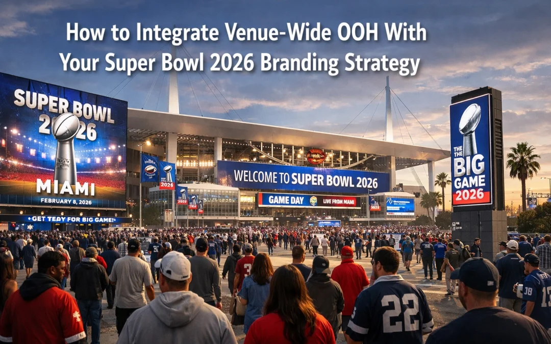 How to Integrate Venue-Wide OOH With Your Super Bowl 2026 Branding Strategy
