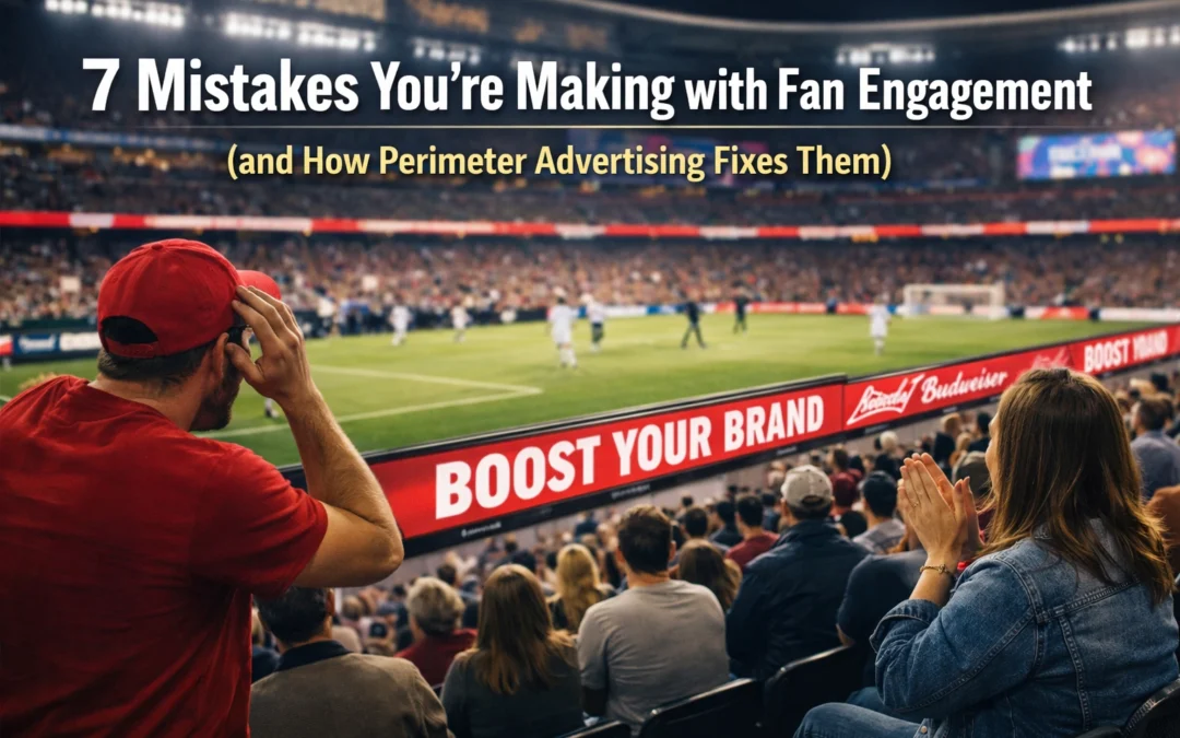 7 Mistakes You’re Making with Fan Engagement (and How Perimeter Advertising Fixes Them)