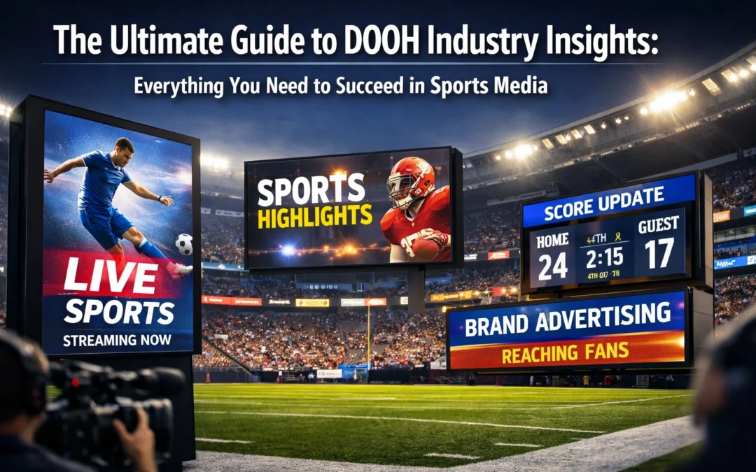The Ultimate Guide to DOOH Industry Insights: Everything You Need to Succeed in Sports Media
