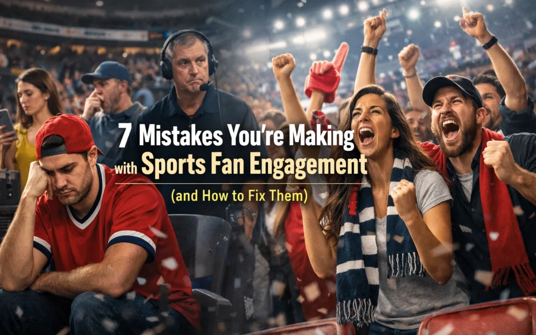 7 Mistakes You’re Making with Sports Fan Engagement (and How to Fix Them)