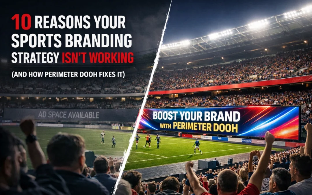 10 Reasons Your Sports Branding Strategy Isn’t Working (And How Perimeter DOOH Fixes It)