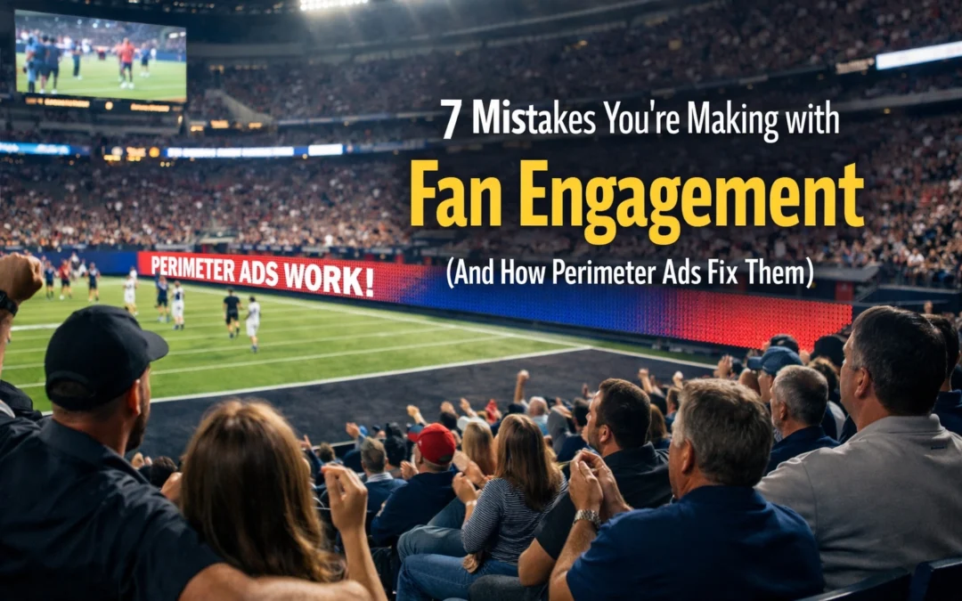 7 Mistakes You’re Making with Fan Engagement (And How Perimeter Ads Fix Them)