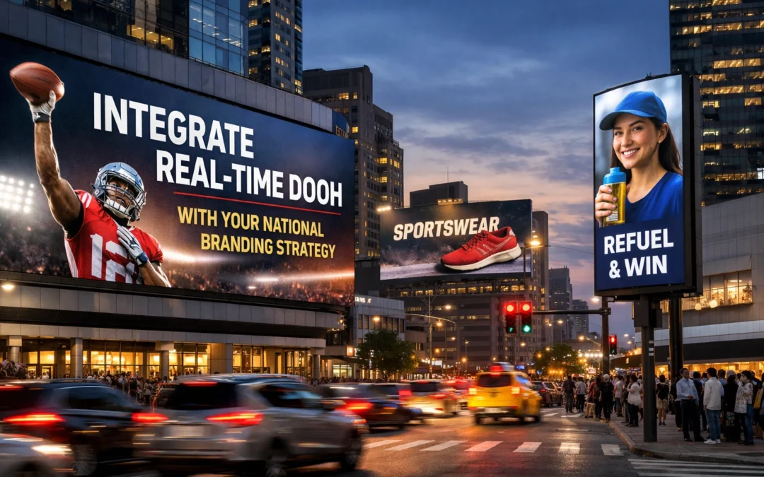How to Integrate Real-Time DOOH With Your National Branding Strategy