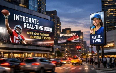 How to Integrate Real-Time DOOH With Your National Branding Strategy
