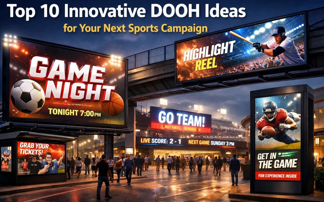 Top 10 Innovative DOOH Ideas for Your Next Sports Campaign