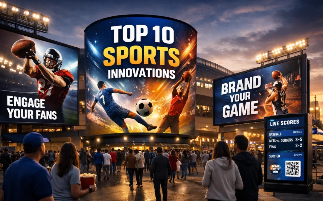 Top 10 Sports DOOH Innovation Ideas to Refresh Your Branding Strategy