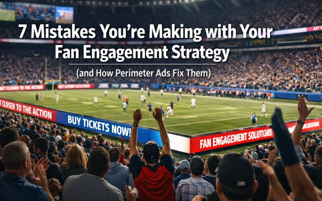 7 Mistakes You’re Making with Your Fan Engagement Strategy (and How Perimeter Ads Fix Them)