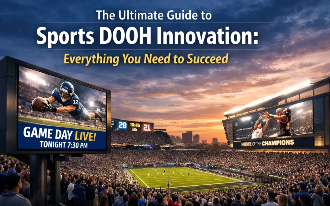 The Ultimate Guide to Sports DOOH Innovation: Everything You Need to Succeed