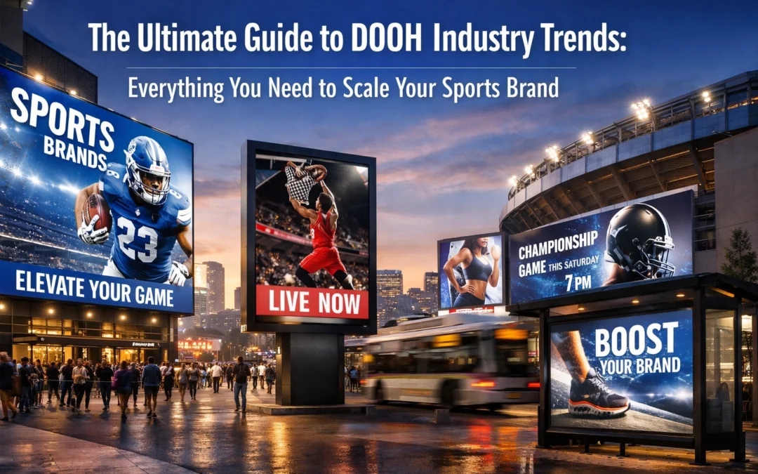 The Ultimate Guide to DOOH Industry Trends: Everything You Need to Scale Your Sports Brand