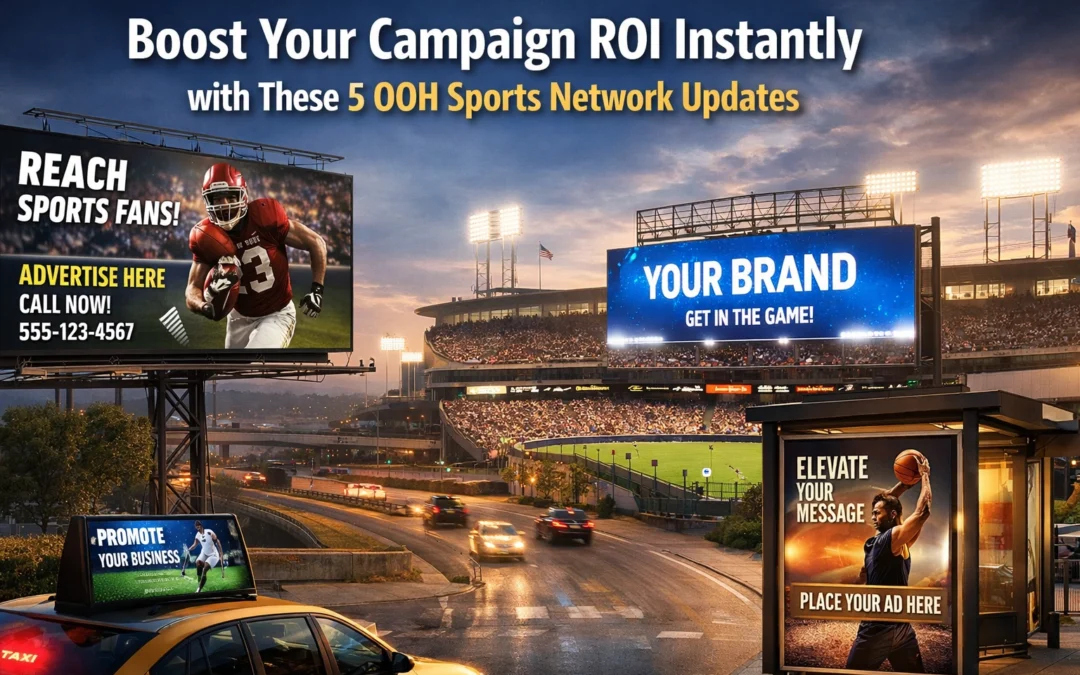Boost Your Campaign ROI Instantly with These 5 OOH Sports Network Updates