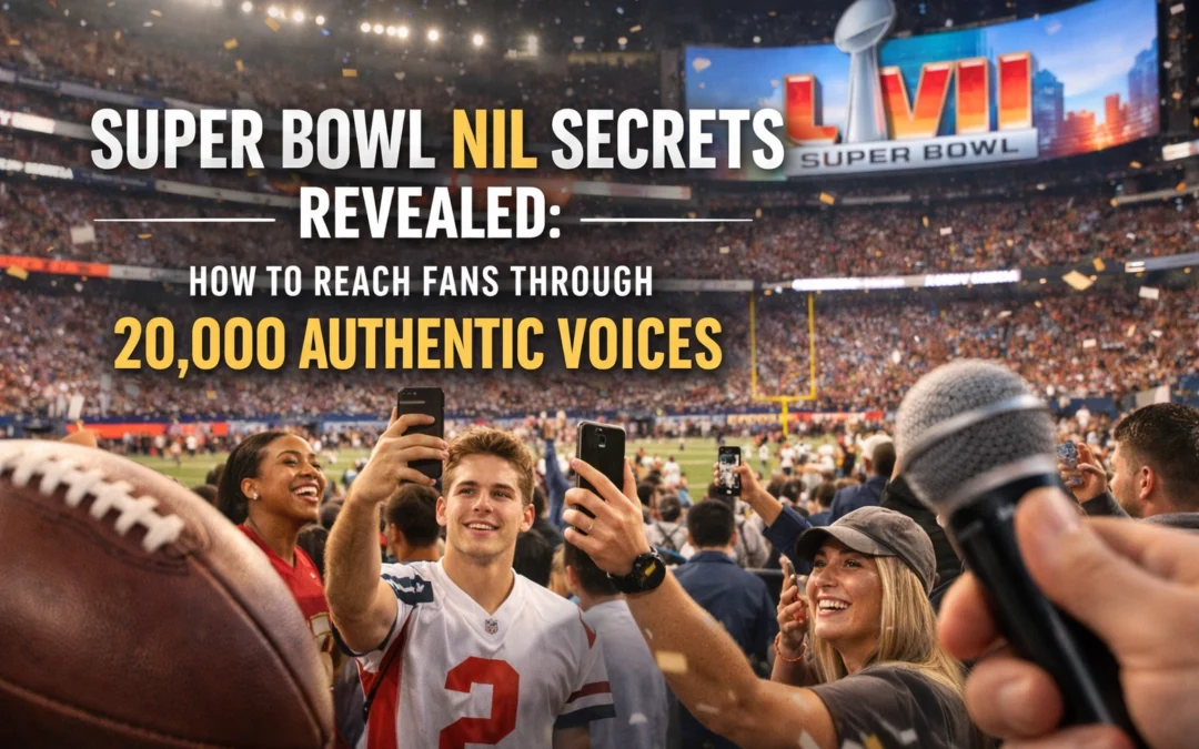 Super Bowl NIL Secrets Revealed: How to Reach Fans Through 20,000 Authentic Voices