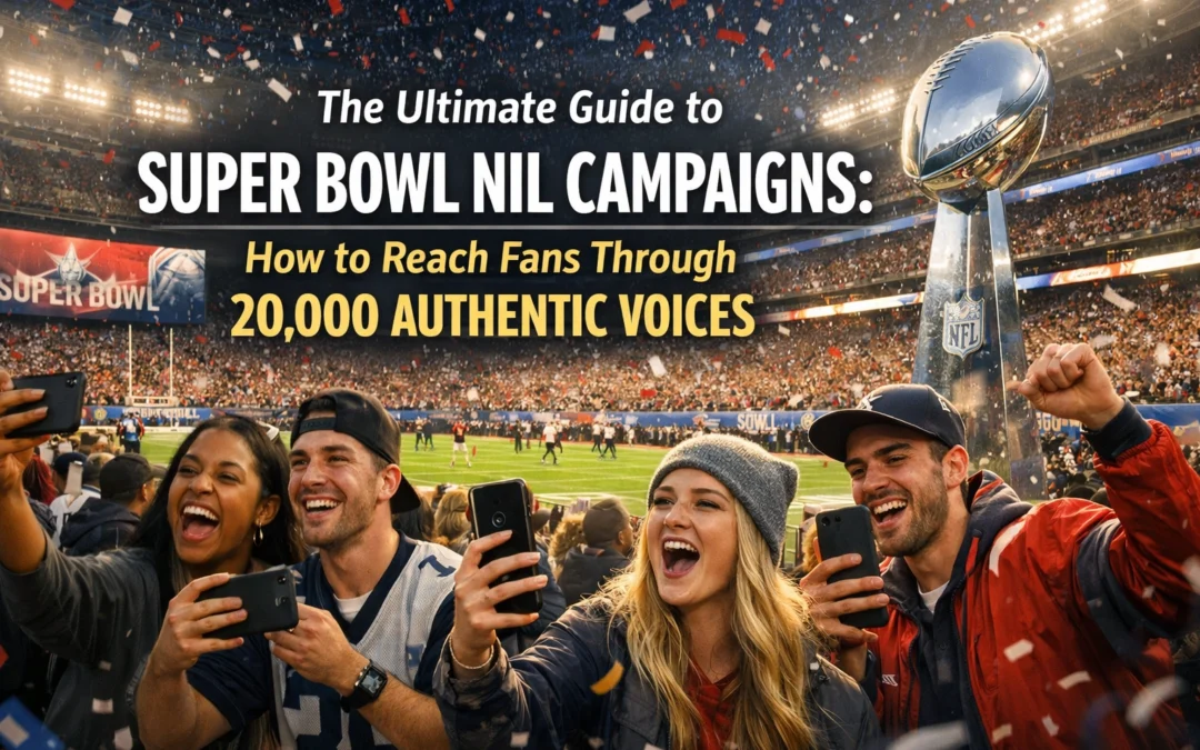 The Ultimate Guide to Super Bowl NIL Campaigns: How to Reach Fans Through 20,000 Authentic Voices