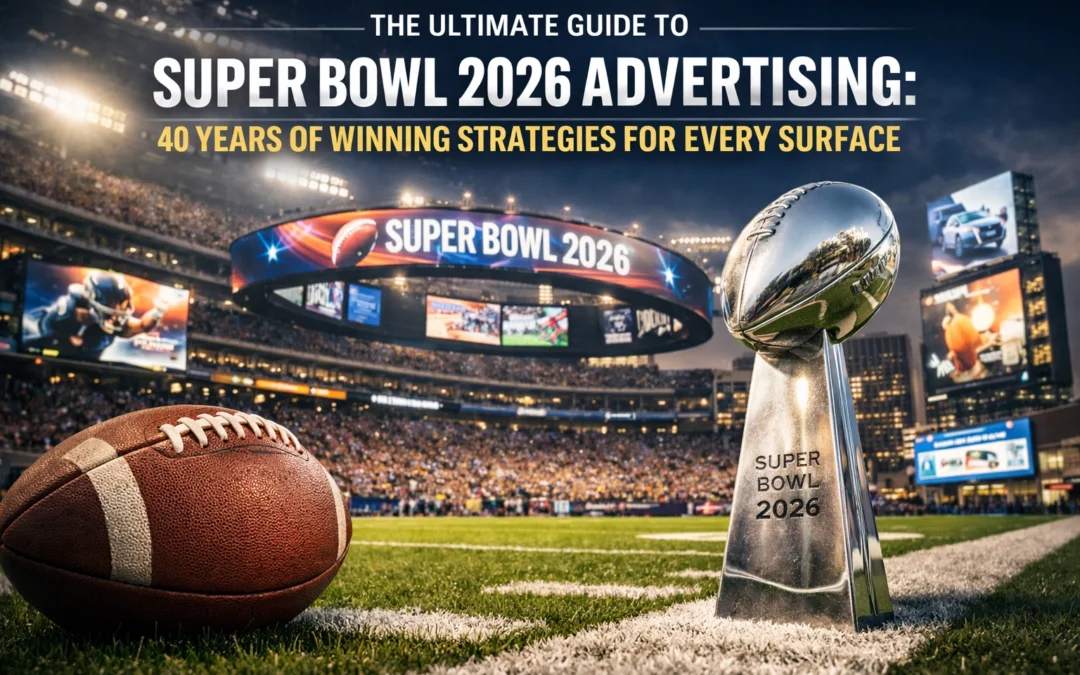 The Ultimate Guide to Super Bowl 2026 Advertising: 40 Years of Winning Strategies for Every Surface