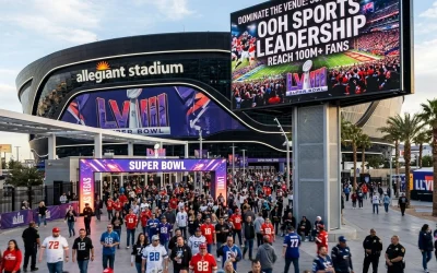 The Ultimate Guide to Super Bowl Advertising: Dominating the Venue with OOH Sports Leadership