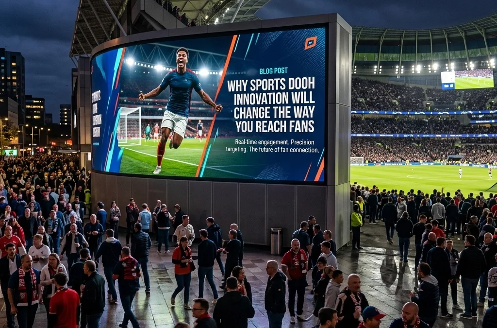 Why Sports DOOH Innovation Will Change the Way You Reach Fans