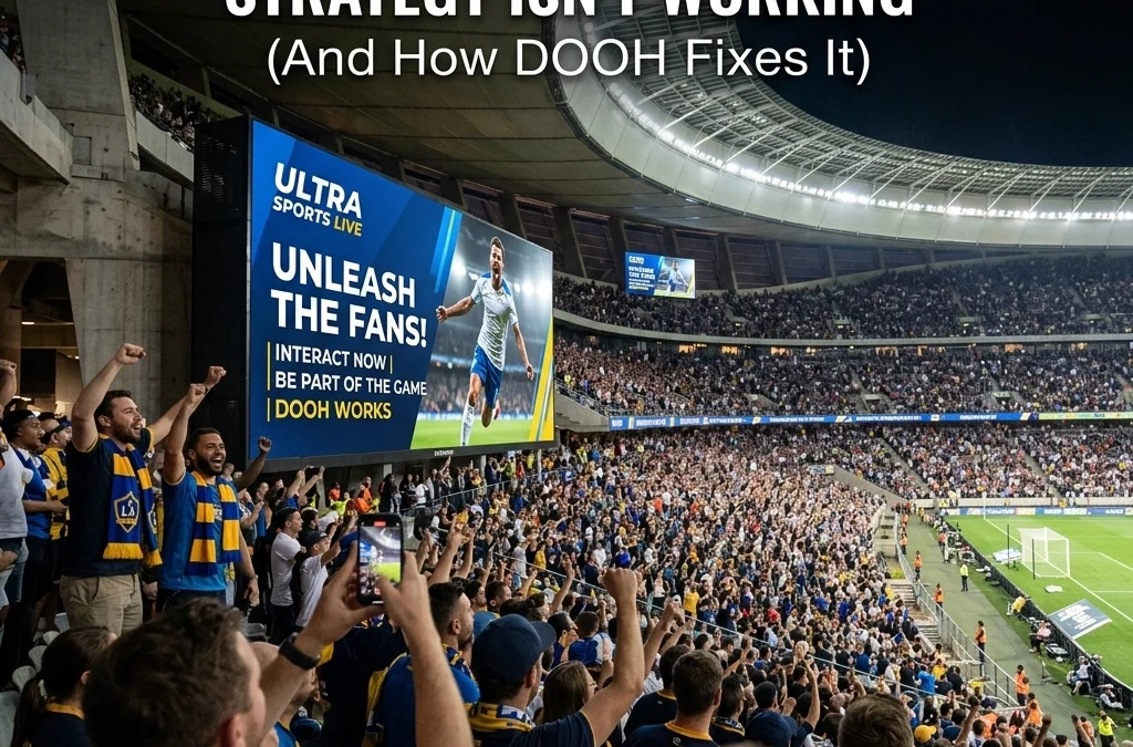 10 Reasons Your Fan Engagement Strategy Isn’t Working (And How DOOH Fixes It)