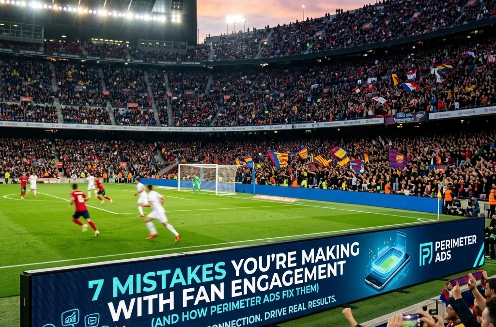 7 Mistakes You’re Making with Fan Engagement (and How Perimeter Ads Fix Them)