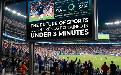 The Future of Sports DOOH Trends Explained in Under 3 Minutes