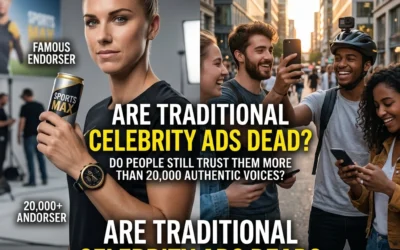 Are Traditional Celebrity Ads Dead? Do People Still Trust Them More Than 20,000 Authentic Voices?
