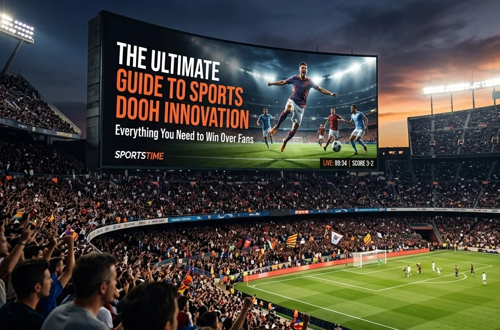 The Ultimate Guide to Sports DOOH Innovation: Everything You Need to Win Over Fans