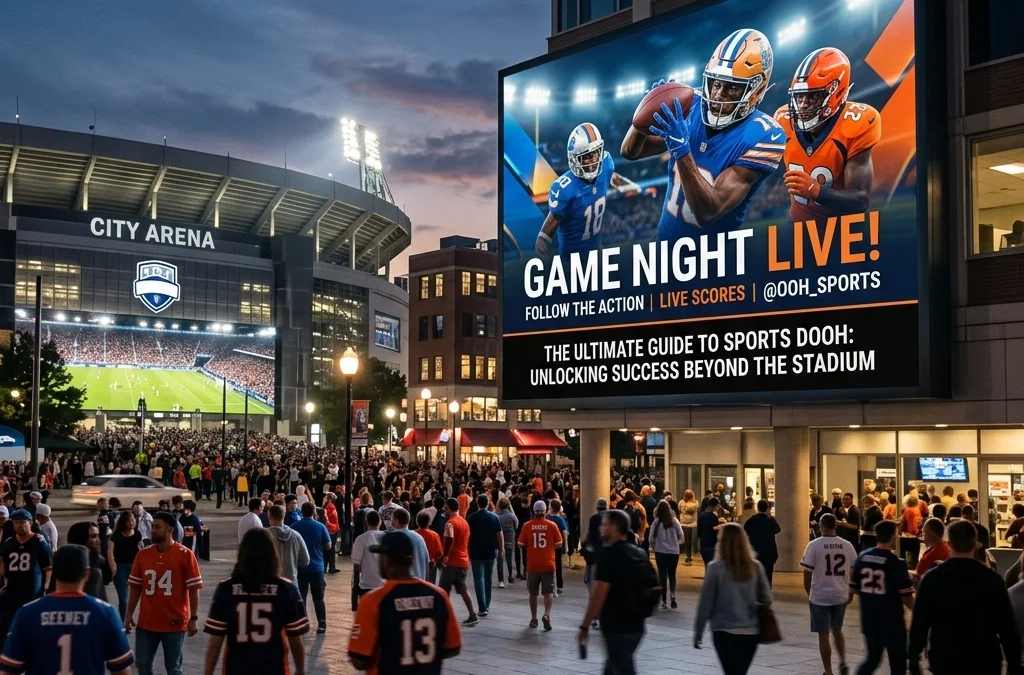 The Ultimate Guide to Sports DOOH: Everything You Need to Succeed Outside the Stadium