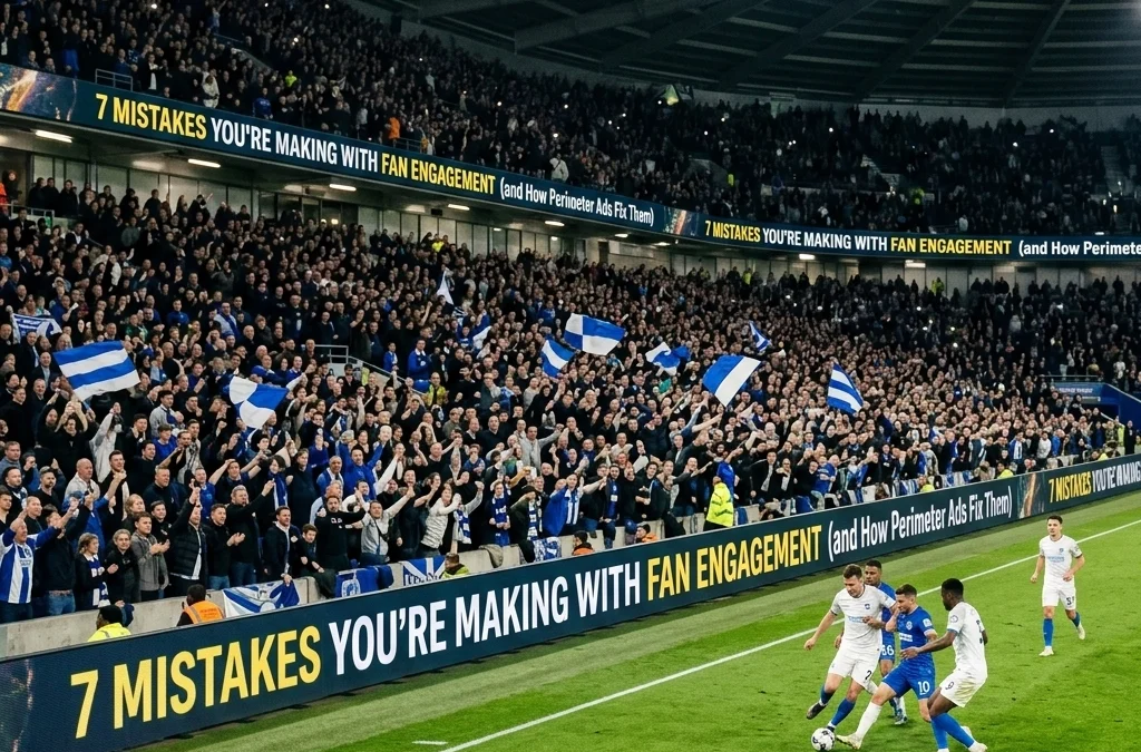 7 Mistakes You’re Making with Fan Engagement (and How Perimeter Ads Fix Them)