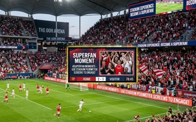 5 Ways to Use Stadium Perimeter Screens to Turn Spectators Into Superfans