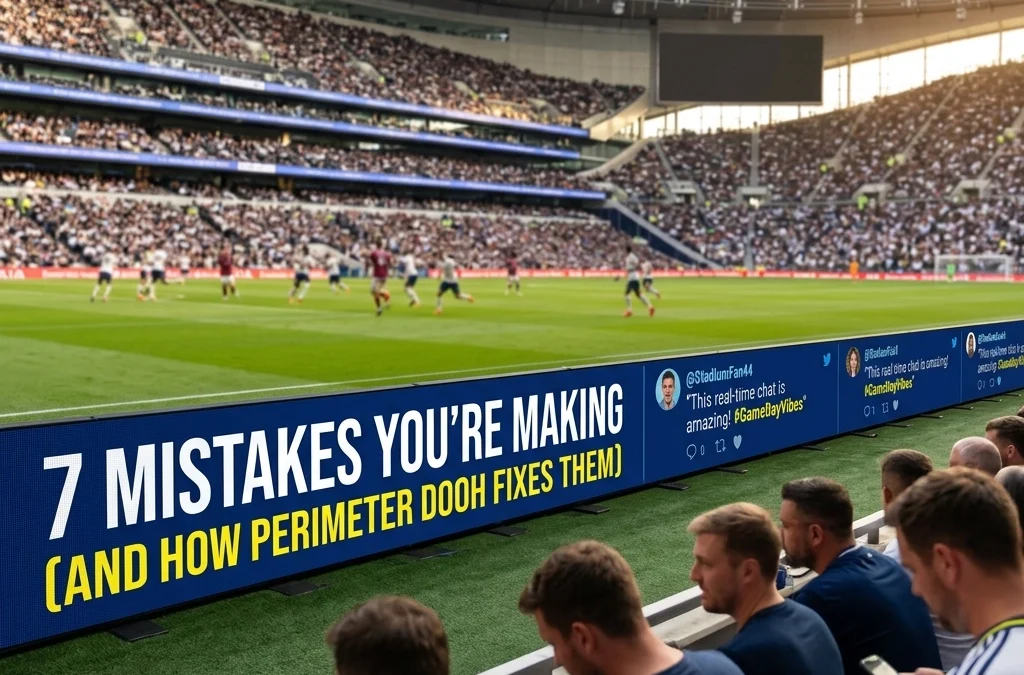 7 Mistakes You’re Making with Fan Engagement (And How Perimeter DOOH Fixes Them)