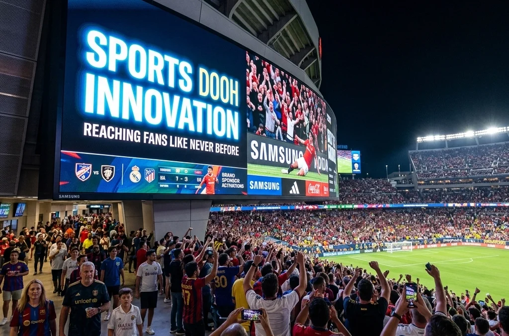 Why Sports DOOH Innovation Will Change the Way You Reach Fans
