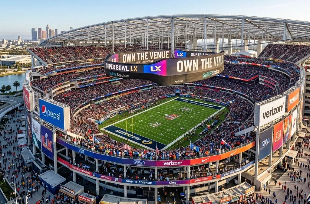 How to Own the Super Bowl 2026 Venue from Floors to Billboards (The Easy Guide)