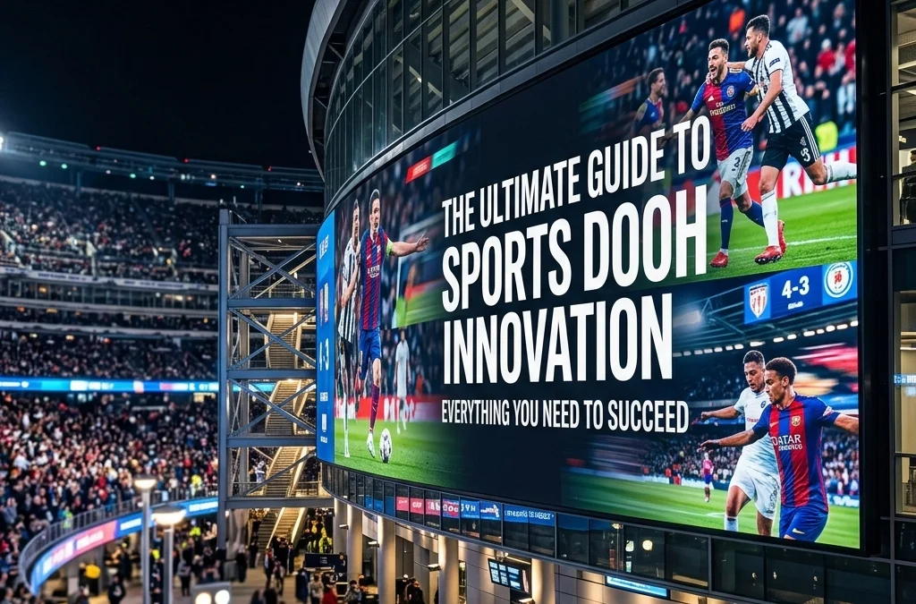 The Ultimate Guide to Sports DOOH Innovation: Everything You Need to Succeed