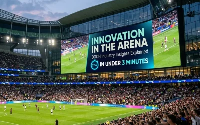 Innovation in the Arena: DOOH Industry Insights Explained in Under 3 Minutes