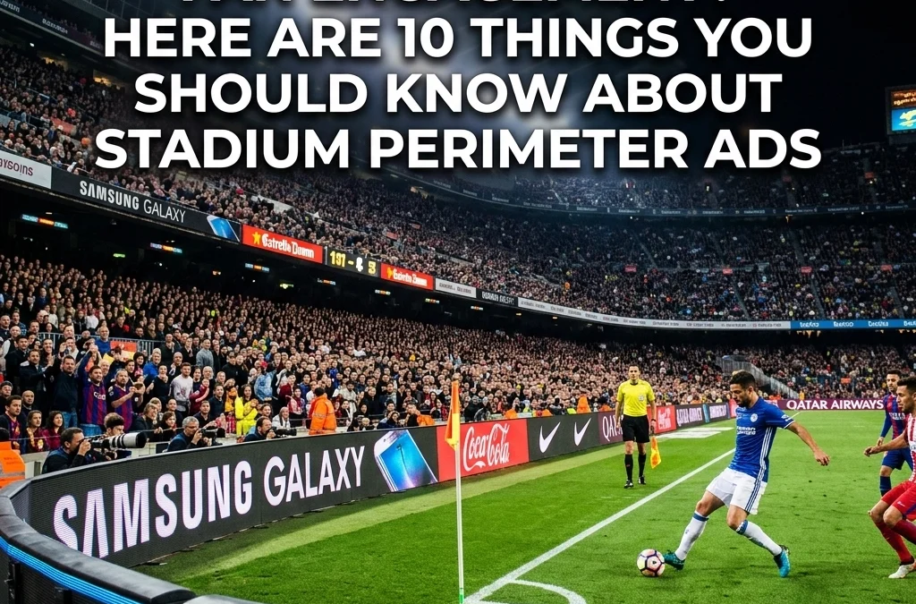 Looking for Better Fan Engagement? Here Are 10 Things You Should Know About Stadium Perimeter Ads
