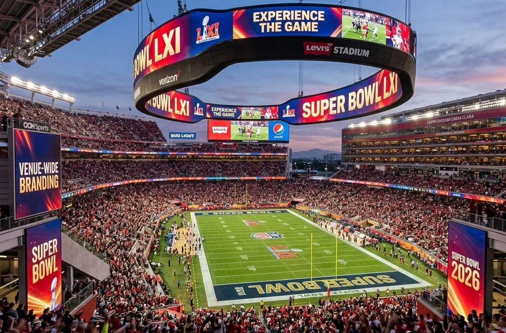 Why Everyone Is Talking About Venue-Wide Branding for Super Bowl 2026 (And Why Experience Matters)