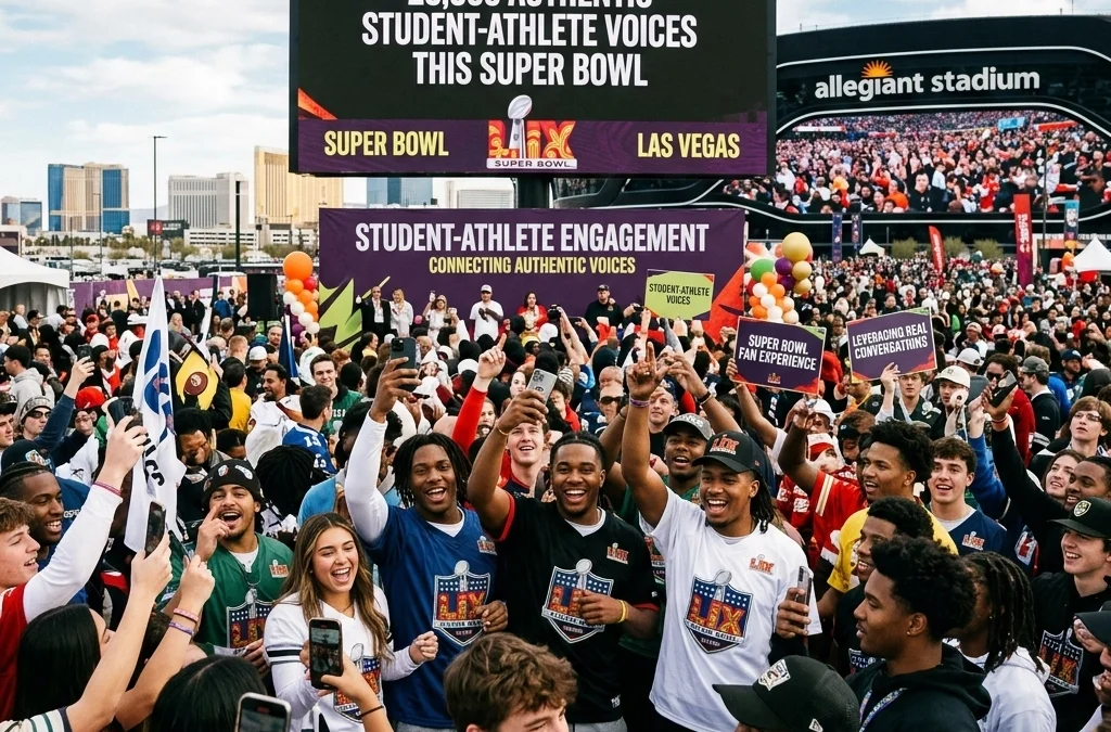 How to Reach Fans Through 20,000 Authentic Student-Athlete Voices This Super Bowl