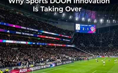 Are Static Stadium Ads Dead? Why Sports DOOH Innovation Is Taking Over