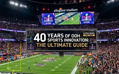 The Ultimate Guide to Super Bowl Innovation: 40 Years of OOH Sports Leadership