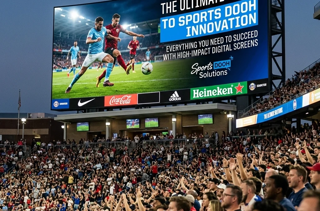 The Ultimate Guide to Sports DOOH Innovation: Everything You Need to Succeed with High-Impact Digital Screens