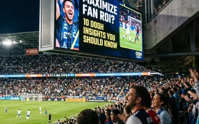 Looking For Better Fan ROI? Here Are 10 DOOH Insights You Should Know