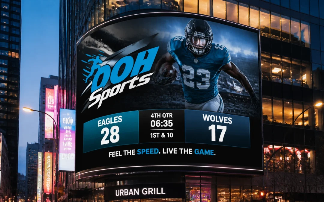 The Ultimate Guide to Sports DOOH: Everything You Need to Succeed Outside the Arena